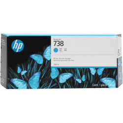 TINTA  HP 738 300ml Cyan...
