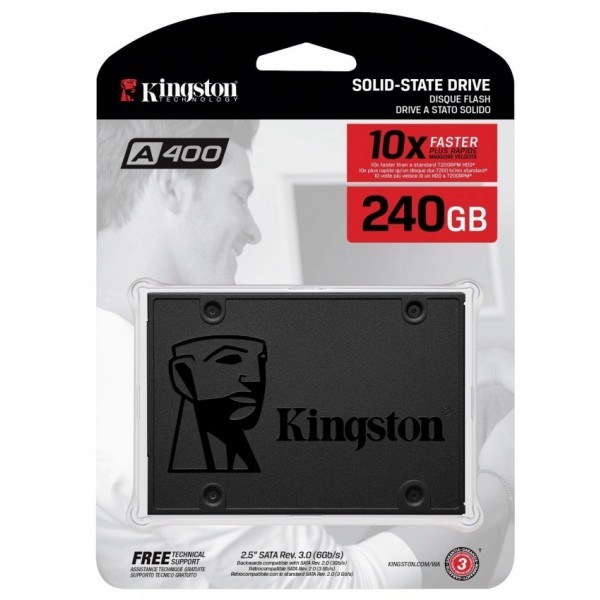 DISCO SSD KIN 240GB A400 SATA3 2.5